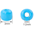 Pikkukuva 3 / 3: Aakkoskirjainhelmisetti lasihelmillä korujen valmistukseen ja askarteluun (FMY) 12000PCS 3MM