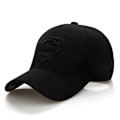 Pikkukuva 1 / 5: Kirjain Superman, rento ulkoilulippis, Snapback-lippikset (FMY) Black.Black Adjustable