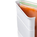 Pikkukuva 5 / 5: 1/2-pakkaus Pakastimen Ruokapalikkamuotti, Aterian Valmistelupussin Säiliö Tähteiden ja Keiton Pakastamiseen - SNNGV (FMY) 2pcs