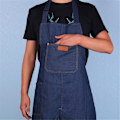 Pikkukuva 4 / 5: Säädettävä haara-apron keramiikalle, taskullinen DIY-keramiikkaveistos, savenpitävä haalari (FMY) As Shown
