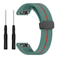 Miniatyrbilde 2 av 5: Urklokkebånd i svart spenne med dobbel farge for Garmin Tactix 7 Pro/Fenix 7X/6X/6X Pro/5X Plus 26 mm (FMY) Multicolor Style G Garmin Tactix 7 Pro