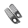 Miniatyrbild 3 av 4: Mesh Dimljusram Dimljusgaller För A4 B8 Rs4 2009-2012 Blank Svart 8kd807682 8kd807681  (FMY)