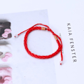 Miniatyrbild 2 av 5: Lyckobringande Röd Tråd Armband Kabbalah Amulet För Skydd Röd Rep För Flickvän/pojkvän  (FMY) Red