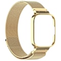 Miniatyrbilde 3 av 5: For Xiaomi Redmi Watch 3 Active/Watch 3 Lite Rustfritt Stål Milanese Remm Bytt Håndleddsbånd med (FMY) Gold Style C Xiaomi Redmi Watch 3 A