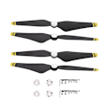 Miniatyrbild 1 av 5: 4st 9450s Propeller För Dji Phantom 4 Pro 4a Advanced Drönare Snabbfäste Blad Cc Cw Propellrar Vinge Med Monteringsbas Reservdelar (FMY) black and yellow