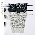 Miniatyrbillede 2 af 5: 3 stk. Blondering Lace Clip-on Camisole Bra Insert Overlay Modesty Panel Mock Best (FMY)