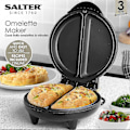 Miniatyrbild 2 av 5: EK2716 Dubbel Omelettmaskin Dubbel Äggkokare med Non-Stick Beläggning, Djup Elektrisk Multikokare, 2-3 Minuters Förvärmning Bättre Val från JJ (FMY)