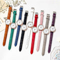 Miniatyrbillede 2 af 5: Dames Ure Damer Små Kvarts Analogt Armbåndsur Casual Læder (FMY) Black