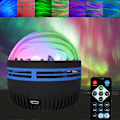 Miniatyrbillede 1 af 5: Aurora Projektor Nordlys LED Natlampe Genopladelig Galaxy Stjerne (FMY)