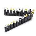 Miniatyrbilde 3 av 5: Universal DC 5,5 mm x 2,1 mm kontakter laderomformer bærbar adapter Hfmqv  (FMY)