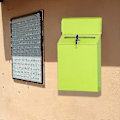 Miniatyrbild 2 av 4: Väggmonterad brevlåda med lås, kommentarsfack, betalningshållare (FMY) Green