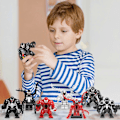 Miniatyrbild 4 av 5: 8 st Actionfigurer Byggklossar Set Samlarobjekt 1.77-2.8 tum Venom Minifigurer Byggset (FMY)