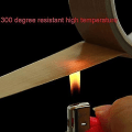 Miniatyrbilde 3 av 5: Høytemperaturbestandig tape, 40mm x 10m, varmebestandig teflontape -70-260 for manuell impulsvakuumforsegling (1 pakke)  (FMY)