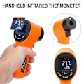 Miniatyrbild 5 av 5: Handhållen Digital Infraröd Termisk Kameratermometer Ir Termometer Fp (FMY) Orange