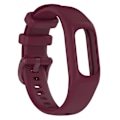 Pikkukuva 1 / 5: Vaihtohihna Garmin Vivosmart 5 -kellolle, hikoilunkestävä, ranneke, älykello (FMY) wine red small