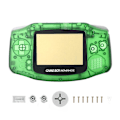 Miniatyrbild 1 av 5: Transparent Full Set för Case Cover Frame Reparation Parts Kit För GameBoy Advance f  (FMY) transparent green