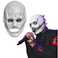 Pikkukuva 1 / 3: Halloween Slipknot Corey Taylor -naamio Dj Cosplay Pitkä/lyhyt Kauhu Lateksi Naamiot Juhla Tarvikkeet (FMY) Short