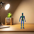 Pikkukuva 4 / 5: T13 Action Figure, Titan 13 Action Figure 3D Titanit, 3D Tulostettu Action Figure Nova 13 Action Figure, Moninivelinen Action Figure (FMY) Blue green