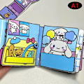 Miniatyrbillede 1 af 5: Stille bog Sanrio Doudou bog pædagogisk hjemmelavet Kuromi bog melodi Quietbook  (FMY) Multi-color A1