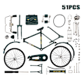 Miniatyrbild 1 av 5: Retro Cykelmodell Kreativ Järnkonst Bordspryd Leksaker 1:10 (FMY) green DIY