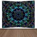 Miniatyrbillede 4 af 4: Mandala Gobelin Abstrakt Print Vægophæng Tæppe Sengetæppe Soveværelsesindretning (FMY) 150x130cm