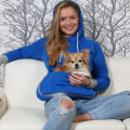 Miniatyrbild 3 av 3: Hoodie med husdjursfickor för hundar och katter för unisex Hoodie Hu Pocket  (FMY) GRAY M