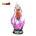 Miniatyrbild 5 av 5: 25 cm Dragon Ball Figur Son Goku Figur Super Saiyan Figurer PVC Modell Staty Docka Rumsinredning Samlarobjekt Leksaker Gåvor (FMY) no box