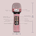 Miniatyrbilde 3 av 5: Trådløs mikrofon Profesjonell Karaoke Bluetooth Barn Sang Audio Integrert Blå Håndholdt Kondensatormikrofon (FMY) Blue