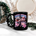 Miniatyrbild 2 av 5: Moo Deng Söta Bebisflodhäst Kaffe Mugg, Jag Älskar Dig Moo Deng Mugg (FMY) white