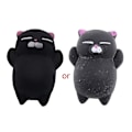 Miniatyrbilde 1 av 4: Håndleketøy Klem Fidget Tegneserie Katt Lekefigur For Menn Kvinner Trykkavlastning (FMY) Black cat