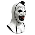 Pikkukuva 5 / 5: Terrifier 2 Art the Clown Pelottava Naamio Halloween-juhliin naamiaisiin Kauhumaskit (FMY) White