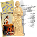 Miniatyrbilde 4 av 5: St. Josef Statue 6cm Høy St. Josef Figur Resin Snekker Josef Skulptur Lykkegave for Hussalg (FMY) Yellow