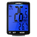 Miniatyrbillede 1 af 5: LIXADA Trådløs Cykelcomputer Multifunktionel LCD-skærm Cykelcomputer Mountainbike Speedometer Blue Backlight