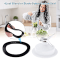 Miniatyrbillede 4 af 5: Til KitchenAid 4-bladet Blenderblad og Blenderkobling med Nøgle (FMY)