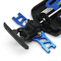 Miniatyrbillede 2 af 5: 4 stk. Metal For- og Bagophængsarm Sæt 7630 til LaTrax Teton 1/18 RC Bil Opgraderingsdele Access  (FMY) Blue