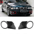 Pikkukuva 2 / 5: Auton etusumuvalot Sumuvalon koristegrilli 5-sarjaan E39 1998-2003 51112496283 5111249 (FMY) Black
