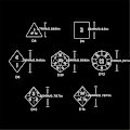 Pikkukuva 3 / 5: 7 kpl/setti Polyhedral-nopat Monisivuinen Noppa Rpg Noppasetti Noppasetti Pakkaus Juhliin (FMY)