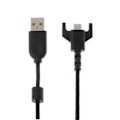 Miniatyrbilde 2 av 3: Jinzhaolai Erstatningskabel i Nylonflettet USB for Lading, Data og Spill for Logitech G Pro X Superlight Glorious Model O D Trådløs Gamingmus (FMY)