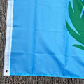 Miniatyrbild 2 av 5: Xvggdg Anpassad flagga 90*150 cm Eritrea historisk flagga (1952-1962) Juldekoration för hemflagga (FMY) Garis Biru Putih 90x150 cm
