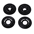 Pikkukuva 4 / 5: 8 kpl auton matto matto lattiakiinnitysklipsit T37 matto lattiakiinnitysklipsit kiinnikkeet (FMY) Black