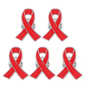 Miniatyrbild 1 av 5: Set med 5 Bandbroscher Snygg Design Band Emblempins Legering Material WBT  (FMY) Red