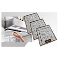 Miniatyrbild 3 av 5: 3 st Universal Spiskåpa Fettfilter i Metall 320 x 260 mm (FMY)