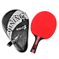 Miniatyrbild 1 av 4: Ping Pong-racket Bordtennisracket med Bärväska (FMY) Red Only paddle