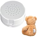 Miniatyrbilde 1 av 5: Stemmeopptaker for Teddybjørn Trykkbar Opptakbar Stemmeboks Opptakermodul 30 Sekunders Opptaker for Plysjdyr Plysj Leke Pute (FMY) white (Pack of 1)