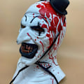 Miniatyrbillede 5 af 5: Terrifier 2 Art the Clown Gysermaske Halloween Party Maskerade Horrormasker (FMY) Red
