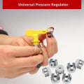 Miniatyrbilde 4 av 5: Airless Tip Seals For Airless Machine Tips Seals Reversible Airless Paint Spray Nozzle Gasket (12 P  (DPD) silver