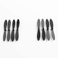 Miniatyrbillede 5 af 5: 8 stk. CW CCW Bladpropeller til Wltoys XK A110 A120 A130 A380 RC flyvemaskine Reservedele (FMY) Black
