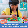 Miniatyrbild 2 av 5: Flickpresenter Pom Pom Pysselset, Pom Pom Konstset & Pyssel, DIY Skolkonstprojekt Pysselleksak Födelsedag (FMY)