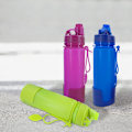 Miniatyrbild 4 av 5: 1 st 500 ml Sport Mjuk Vattenflaska Vikbar Flask (FMY) Blue