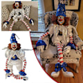 Miniatyrbild 1 av 5: Poltergeist Clown Docka Läskig Clown Plysch Docka Leksaker Mjuk Fylld Docka Dec, 100% Ny (FMY)